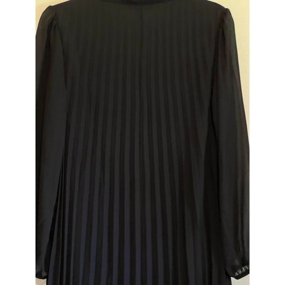 !!!FINAL SALE!!! Going To GW in Sat Nine West Georgette Pleated Dress Size M NWT - Picture 4 of 7